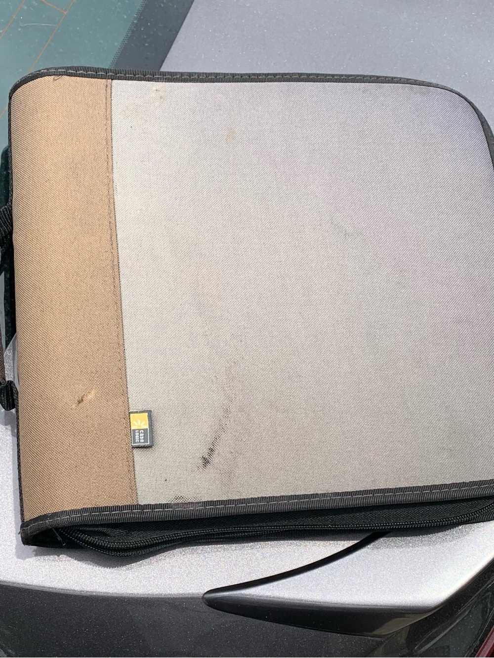 Laptop Sleeve Case - Beige and Brown